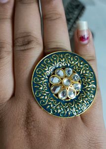 Unique adjustable Statement Kundan Rings 💎