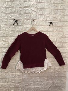 Pinteresty Burgundy Sweater🎗️🌷