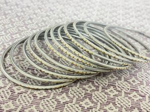 Silver Bangle Set