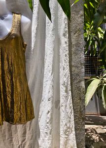 I. CUTE METALLIC DRESS