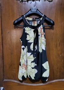 Halterneck Floral Top