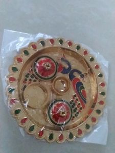 (Qty 1) Puja Thali&#39;s (Design No 5)