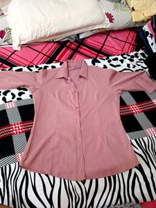 Nude Pink Colour Shirt For Women