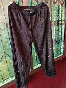 Imitation Gold Bangles And Plazo Set