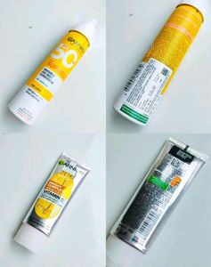 Garnier Sunscreen Spray & Face Wash Combo