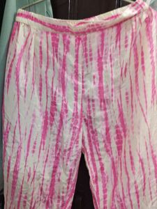 Pink Embroidered Kaftan Kurta set