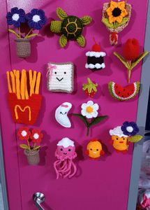 Crochet Fridge Magnets