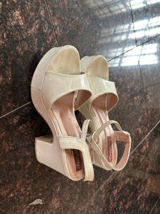 White Platform Heels