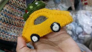 Handmade Felt Car Ornament