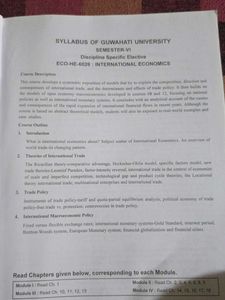International Economics Semester iv
