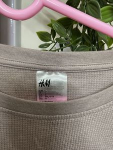 H&amp;M Waffled Night Suit Set