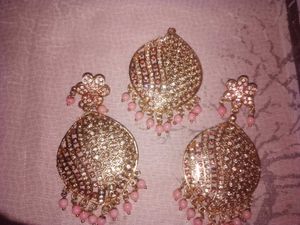 Jewelry Set: Earrings, Ring, Necklace, Pendant
