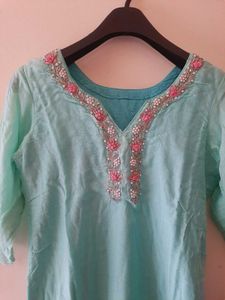 Elegant Embroidered Kurta