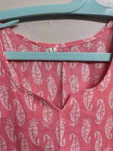 Pink Paisley Print Tunic