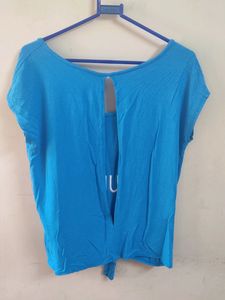 Blue Knot Top
