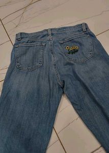 Sunflower Embroidered Jeans