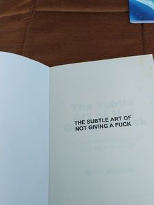 &#34;The Subtle Art Of Not Giving A Fuck&#34; Book By Mark