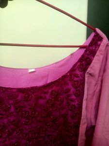 Elegant Peach Kurta