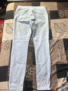 Light Wash Denim Jeggings