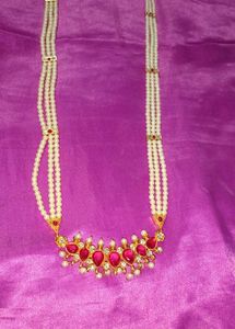 Festive with Gold-Plated Big Pendent Mangalsutra