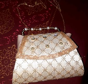 Beautiful Potly Style Bag For Functions