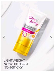 Glow &amp; Lovely Brightening Sunscreen