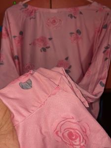 Streeestyle Floral Pink Long Sleeve Brand New Top