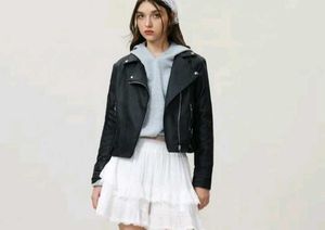faux leather jacket