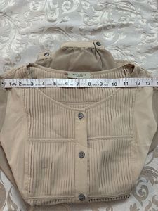 Burberry Pleated Button-Down Top