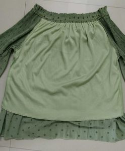 Olive Green Classy Top