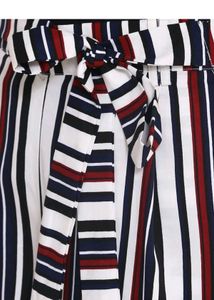 Striped Cropped Pants