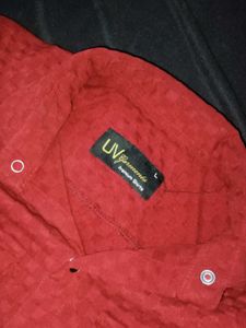 Red Patterned Shirt