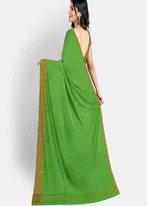 Elegant Green Saree
