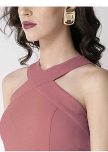 Dusty Rose Halter Jumpsuit