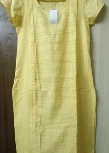 Yellow Striped Summer Dress