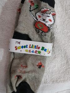 Pair Of 5 |Sweet Little Baby | Woollen Socks For Toddlers