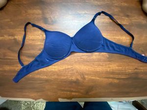 Gently Used 40 B-Cup Bras – Navy &amp; Royal blue.
