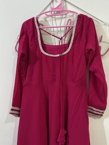 Elegant Ethnic Pink Anarkali