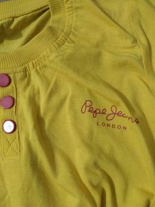 Yellow Casual Top
