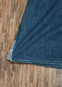 Y2K Vintage Denim Mid Length Skirt For Women