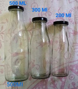Glass Bottles (500ml, 300ml, 200ml)