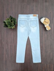 ice blue regular fit jean