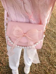 Cute Pink Coquette Cable- Knit Sweater /Pullover
