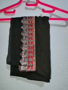 Elegant Embroidered Sari