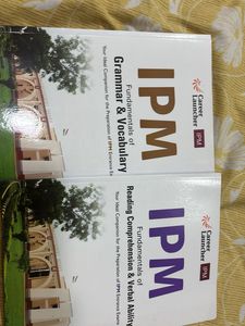 Ipm Entrance Exam Books For English