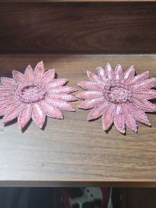 Floral  beaded handmade earrings