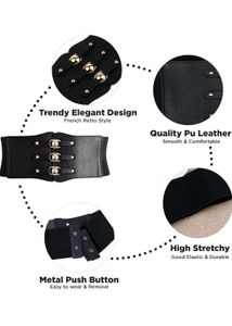 Black Corset Belt Redhorn New