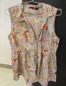 Floral Sleeveless Top