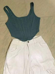 Crop Top& Denim