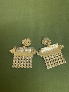 MEENAKARI GOLDEN EARRINGS